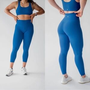 Ptula the Mayra Legging : 23" Inseam - Cobalt Blue Size small Athletic Gym